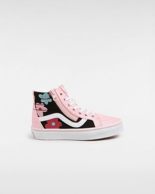 Kids Sk8-Hi Reissue Side Zip Glitter Shoes (4-8 years) | Vans