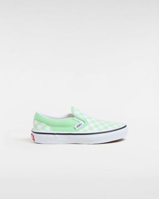 Ténis Classic Slip-On Checkerboard para criança (4-8 anos) | Vans