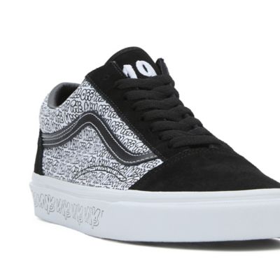 Old school vans black and clearance white