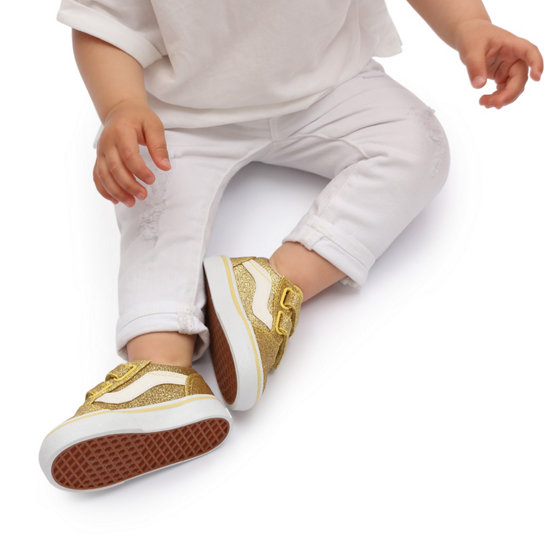 Zapatillas de bebé Core Confetti Old Skool con velcro (1-4 años) | Vans