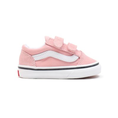 Vans Toddler Old Skool V Shoe(powder Pink/true White)