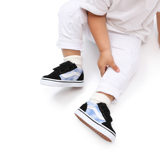 Kleinkinder Tonal Tie Dye Old Skool Velcro Schuhe (1-4 Jahre) | Vans