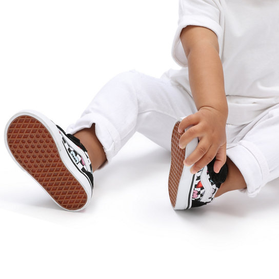 Zapatillas de bebé Candy Hearts Old Skool con velcro (1-4 años) | Vans