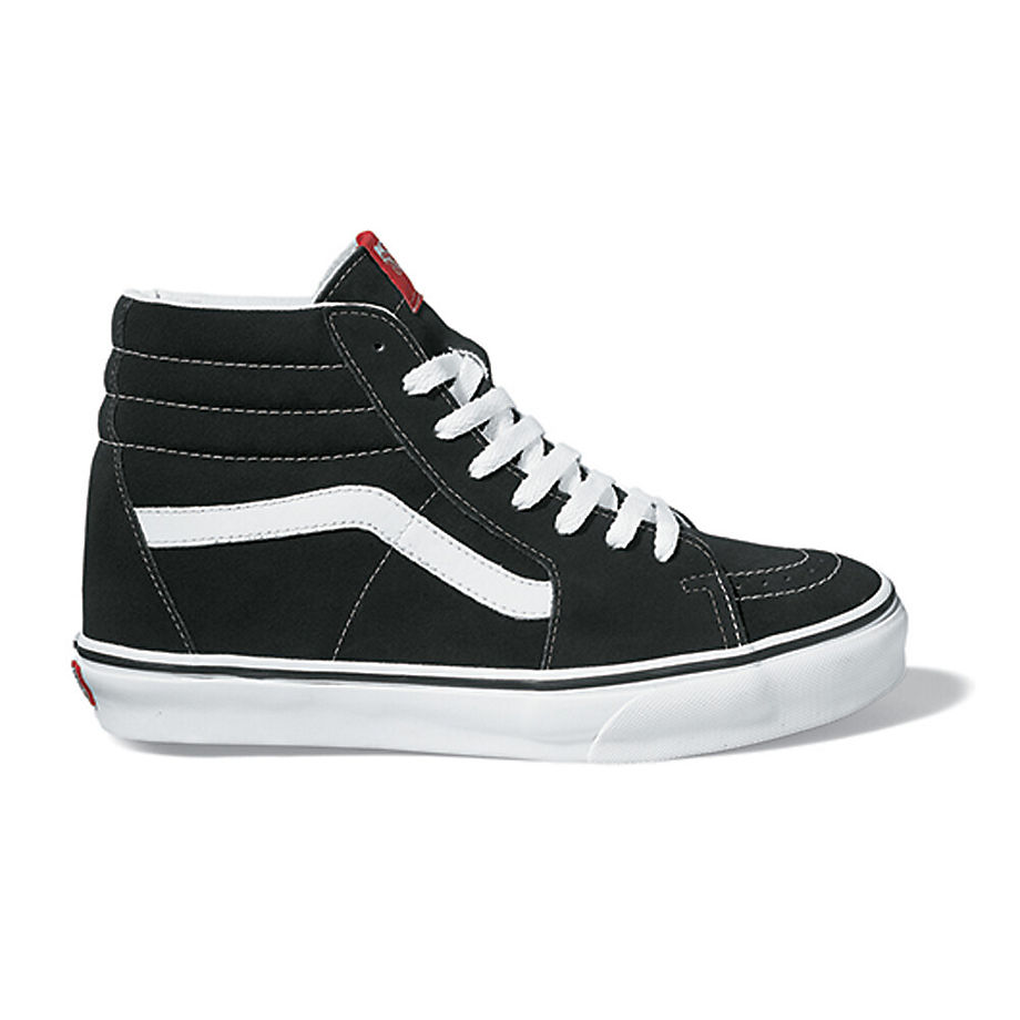 VANS Chaussures Junior Sk8-hi (4-8 Ans) (black-true White) Enfant Noir, Taille 31.5