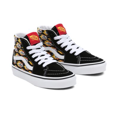 Boys vans hot sale flames