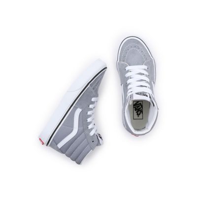 Vans mid shop tops kids Silver