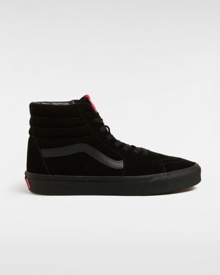 full black high top vans