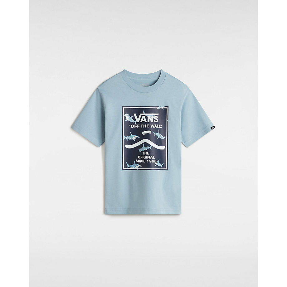 Vans Kleine Kinder Print Box T-shirt (2-8 Jahre) (dusty Blue) Little Kids Violett