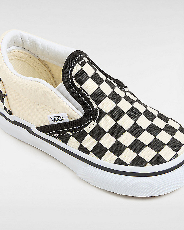 Toddler Checkerboard Slip-On Shoes (1-4 lata) 4