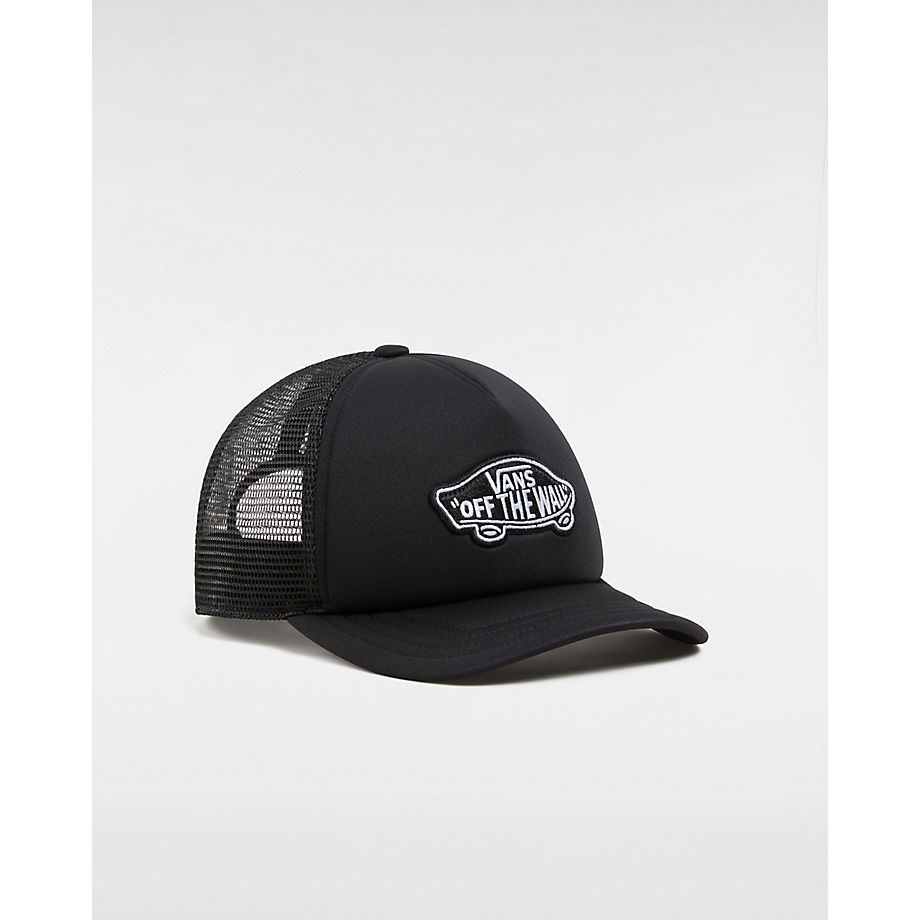 Vans Kids Classic Patch Curved Bill Trucker Hat (black) Youth Black