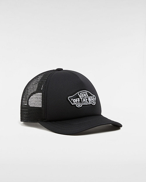 Vans Kids Classic Patch Curved Bill Trucker Hat (black) Youth Black