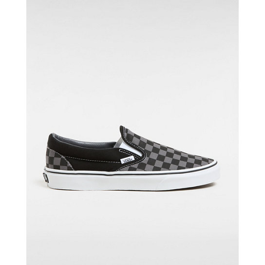 Checkerboard Classic Slip-On Shoes | Black | Vans تيكا ماسالا