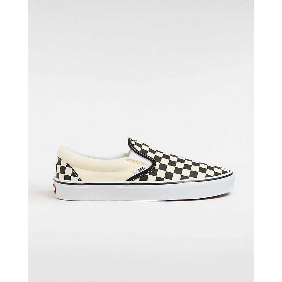 Vans Classic Slip-on Checkerboard Shoe(black/off White)