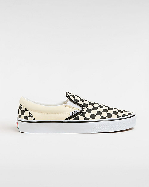 Vans Checkerboard Classic Slip-on Schuhe (blk&whtchckerboard/wht) Unisex Weiß