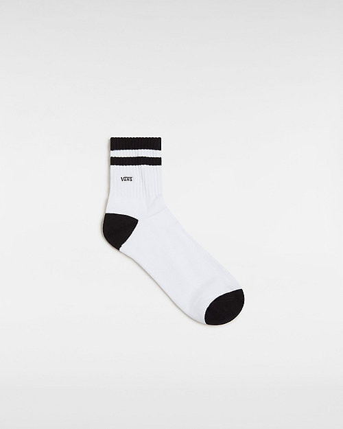 Vans Half Crew Socks (1 Pair) (white/black) Men White