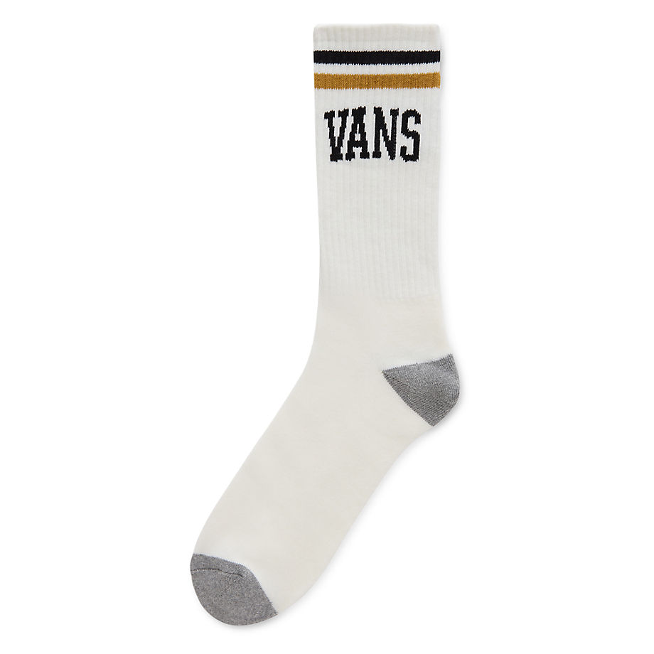 Vans Prep Crew Socks (1 Pair) (marshmallow) Men White