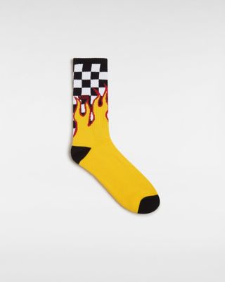 Flame Check Crew Socks (1 Pair) | Vans