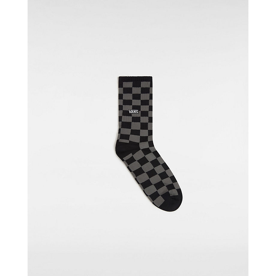 Vans Checkerboard Crew Socken (1 Paar) (black/charcoal) Herren Grau