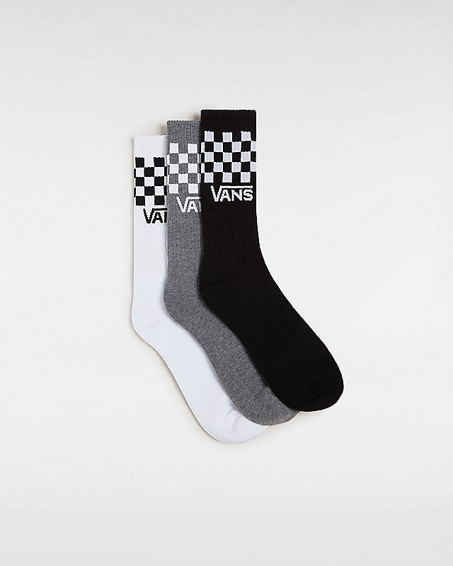 Classic Check Crew Socks (3 pairs) 1