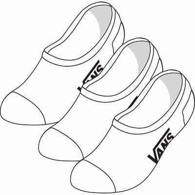 Classic No Show Socks (3 pairs) | Vans