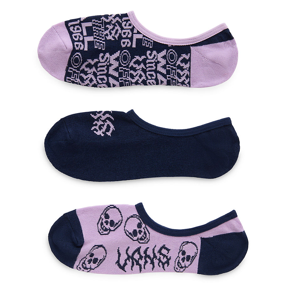 Vans Rock Hard Canoodle Socken (3 Paar) (lupine) Damen Violett