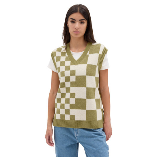 Courtyard Checker Sweater Vest | Vans