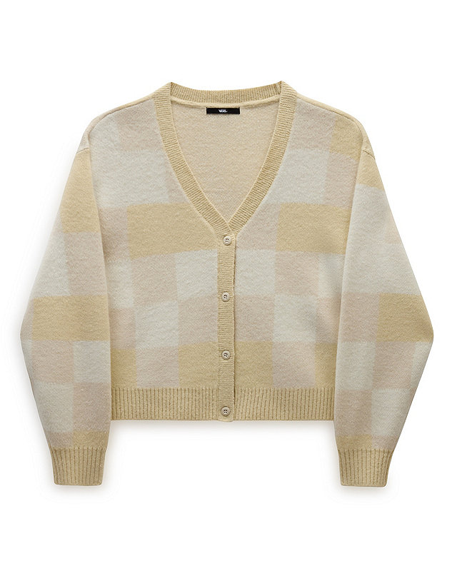 Winter Checker Relaxed Cardigan