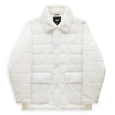 Vans jacket on sale mens white