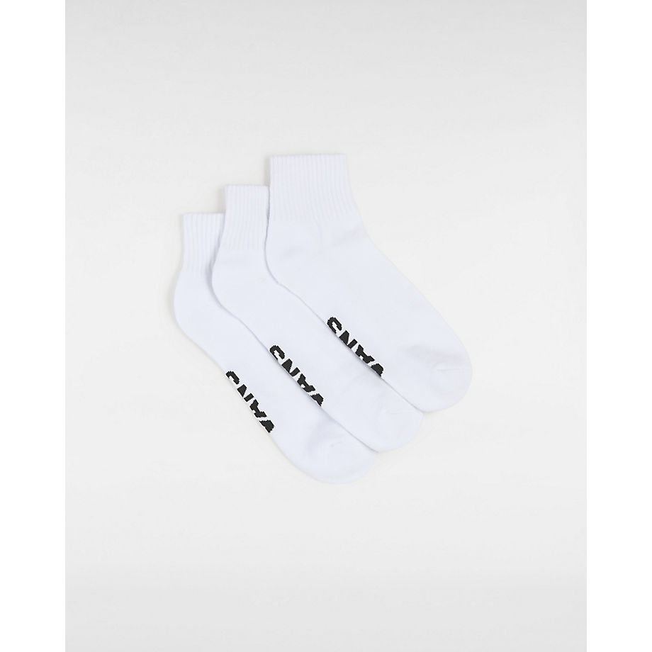 Vans Classic Ankle Socks (3 Pair) (white) Men White