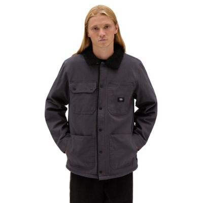 Drill Chore Coat Sherpa Jacket | Grey | Vans