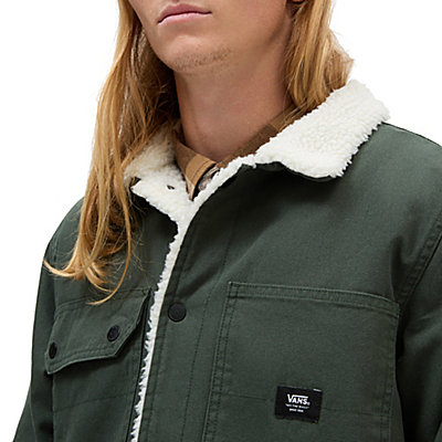Drill Chore Coat Sherpa Jacket | Green | Vans