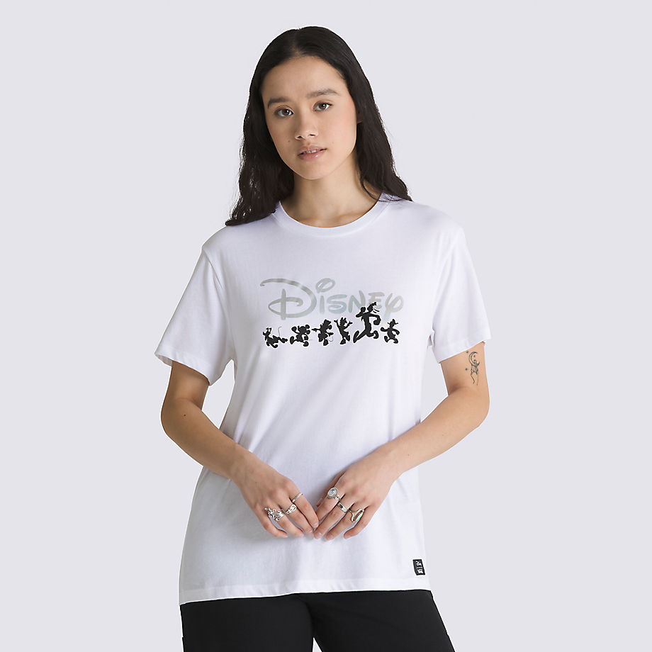 Vans Disney X Club 100 Boyfriend T-shirt (weiß) Damen Weiß