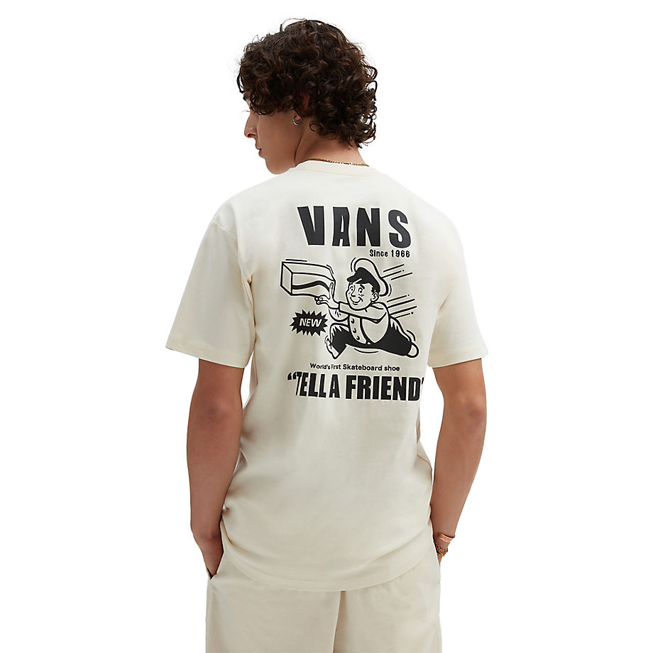 Vans Quick Wind T-shirt (antique White) Men White