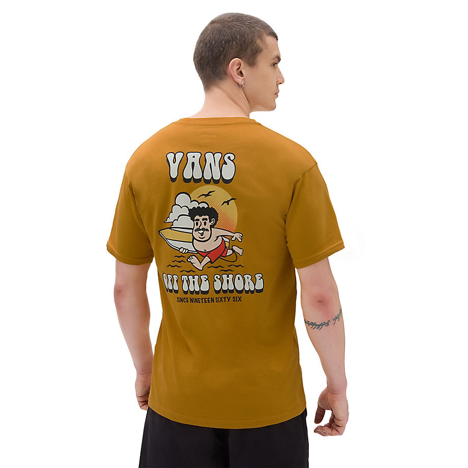 Vans Shaka Beach T-shirt (golden Yellow) Herren Orange