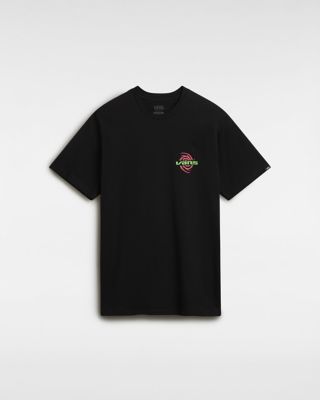 Vans Wormhole Warped T-shirt (black) Herren Schwarz