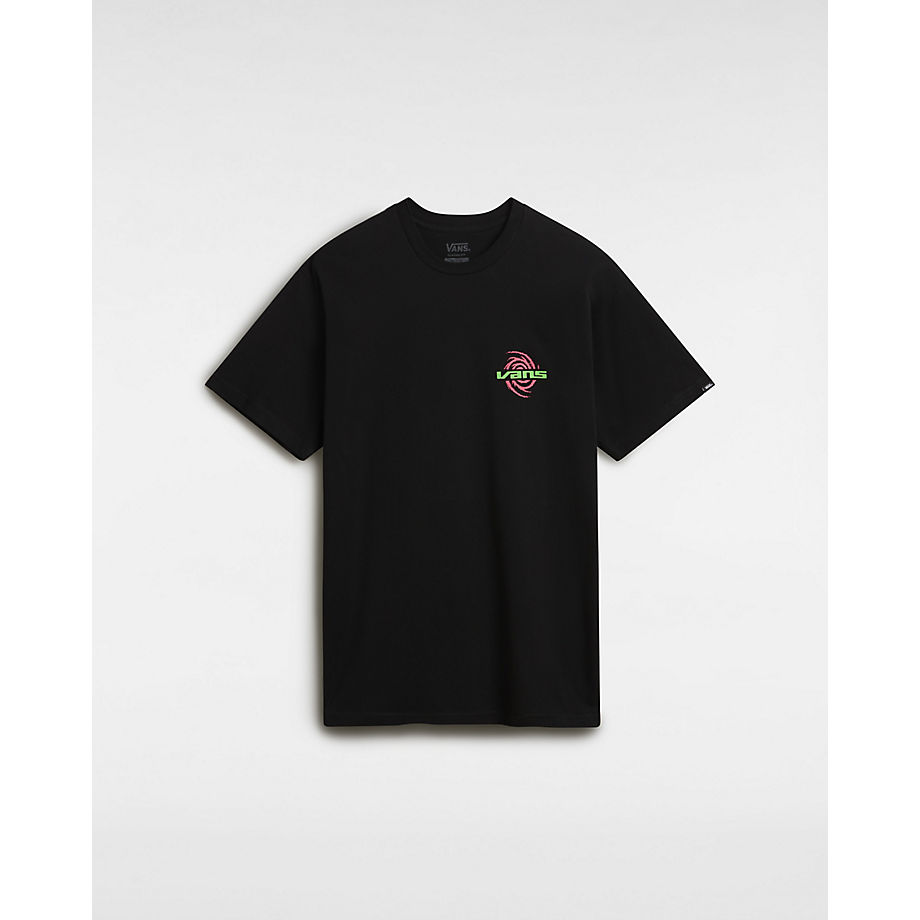 Vans Wormhole Warped T-shirt (black) Herren Schwarz