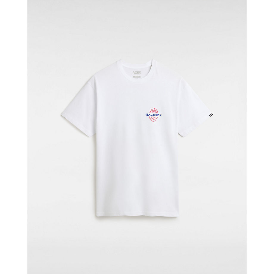 Vans Camiseta Wormhole Warped (blanco) Hombre Blanco