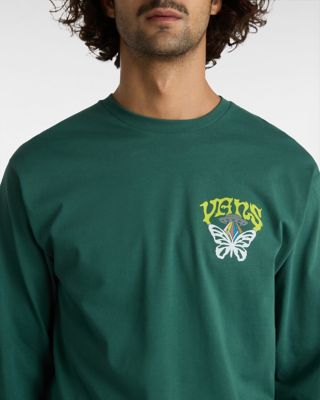 Vans green best sale long sleeve