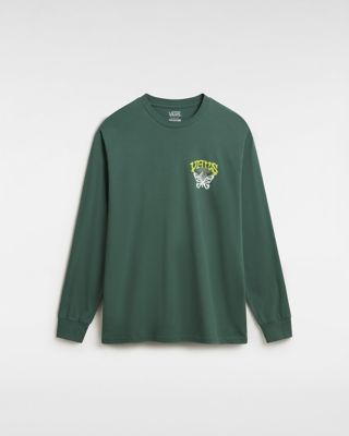 Vans Skull Saucer Long Sleeve T-shirt (bistro Green) Men Green