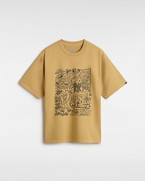 Vans Camiseta Skool Doodle (antelope) Hombre Marrón