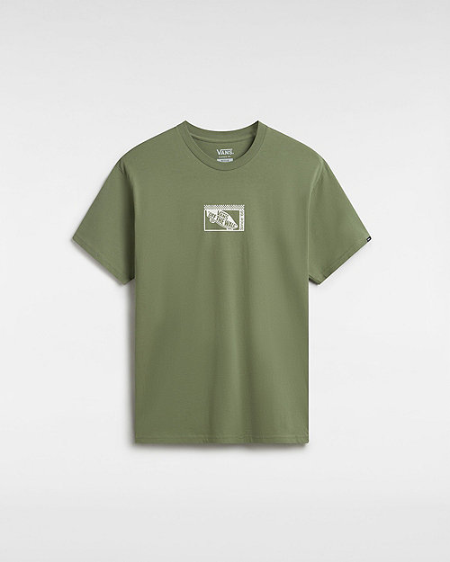 Vans T-shirt Tech Box (olivine) Homme Vert