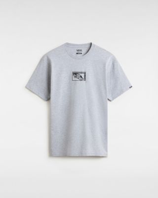 Vans Tech Box T-shirt (athletic Heather) Men Grey