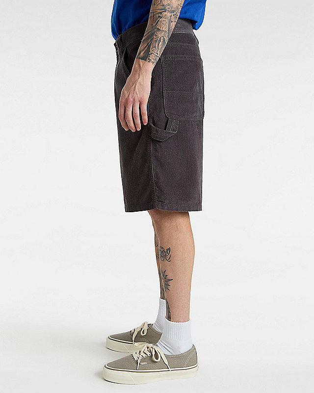 Pantalones cortos de pana, corte holgado y estilo carpintero Drill Chore de 53,3 cm 5