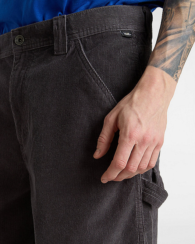 Pantalones cortos de pana, corte holgado y estilo carpintero Drill Chore de 53,3 cm 7