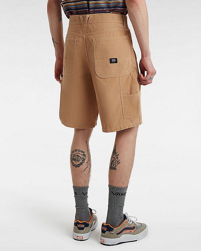 Pantalones cortos de pana, corte holgado y estilo carpintero Drill Chore de 53,3 cm 4
