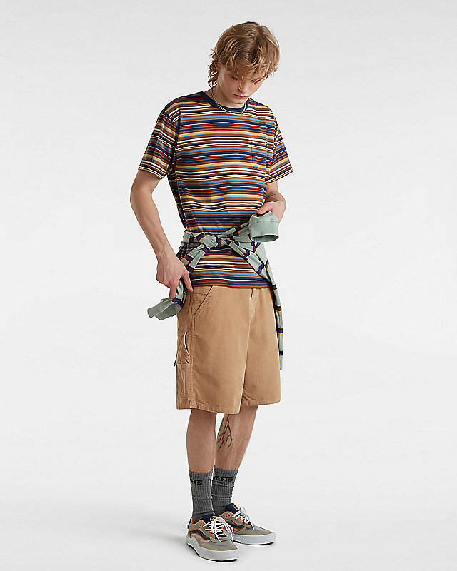 Pantalones cortos de pana, corte holgado y estilo carpintero Drill Chore de 53,3 cm 6