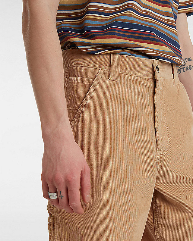 Pantalones cortos de pana, corte holgado y estilo carpintero Drill Chore de 53,3 cm 7