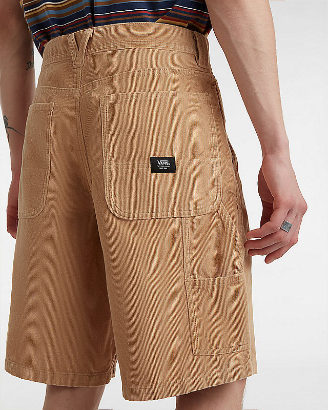 Pantalones cortos de pana, corte holgado y estilo carpintero Drill Chore de 53,3 cm 8