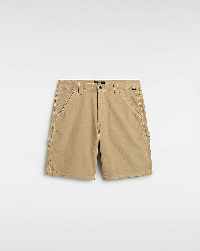 Pantalones cortos de pana, corte holgado y estilo carpintero Drill Chore de 53,3 cm 1