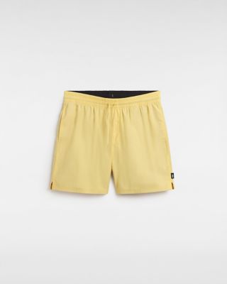 Vans Primary Solid Elastic Boardshorts (yarrow) Men Yellow